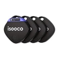 thumbnail image 1 of Dual System Bluetooth Tracker, Mini Smart Air Tracker Tags-4 Pcs, Key Finder and Item Locator Works with Apple Find My And Android Find Hub, Tracker Tag for Keys/Luggage/Wallet, etc., 1 of 9