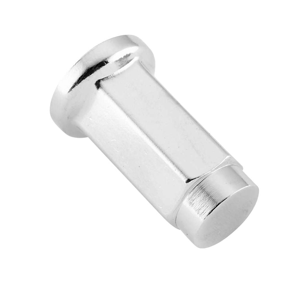 Itp ALUG11BX Lug Nuts - 3/8in.-24 Flat Base - Chrome