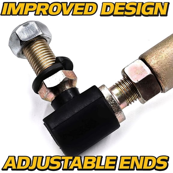 4 Pack Improved Adjustable Steering Drag Link Kit