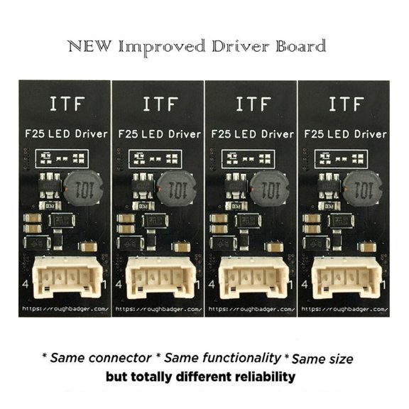 4 Pack Improved F25 LED Tail Light Driver Board Replacement Chips Fit for 2011-2015 BMW X3 F25, Taillight Repair Control Circuit Module Set