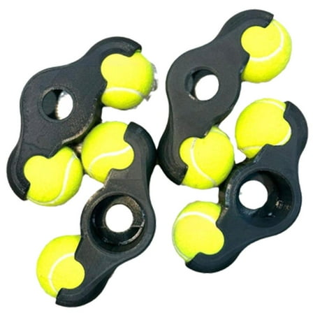 4 Pack Indoor Cycling Snap Rocker Feet Adapters with 8 Pack Tennis Balls,Portable Rocker Plate Bike Trainer for Wahoo Kickr Core,Smart Bike Trainers&Accessories for Wahoo Kickr Core