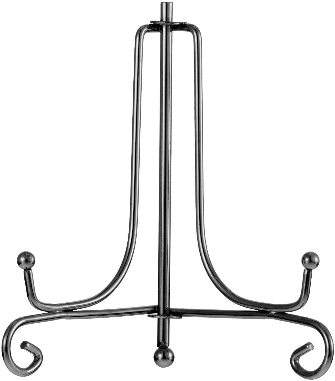 4 Pack Iron Plate Stands for Display, Plate Holder Display Stand, Easel