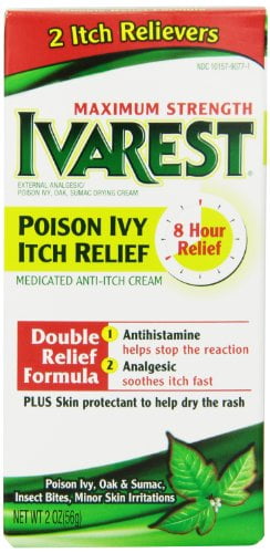 Ivarest Kit 4 Pack - Ivarest Anti-Itch Cream, Maximum Strength, Medicated, 2 Oz ...