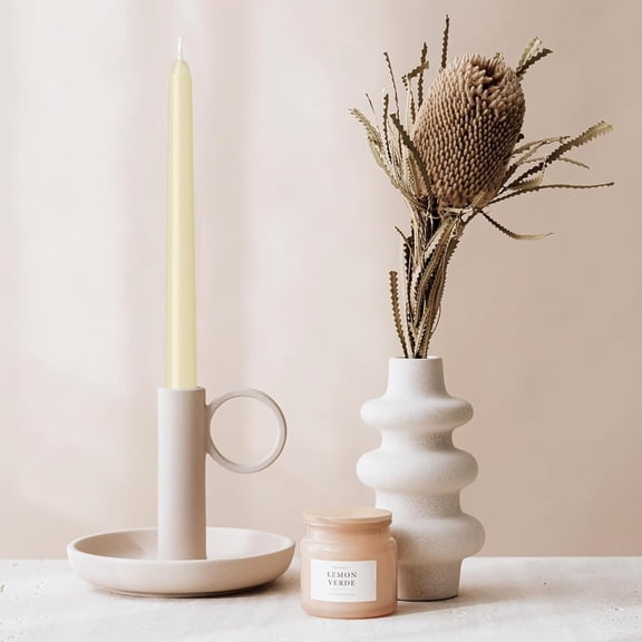 4 Pack Ivory Appoft Candles - Appoft Candles 10 Inch Dripless, Smokeless & Unscented - 8 Hours Long Burning - Hand Poured Tall Candlesticks - Ideal for Weddings, Dinner Parties, and Home Decor