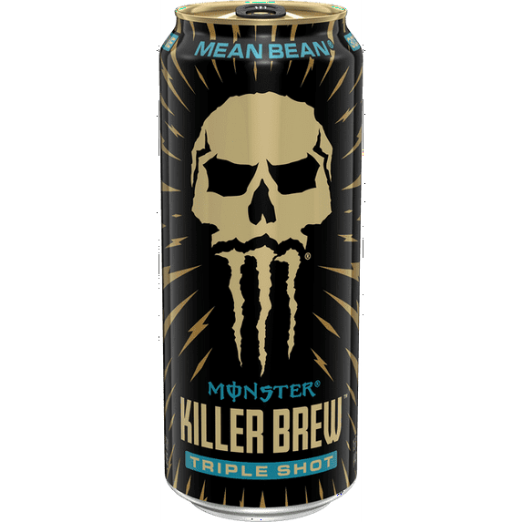 4 Pack- Java Monster Killer Brew, Mean Bean, Coffee + Energy Drink, 15 fl oz can