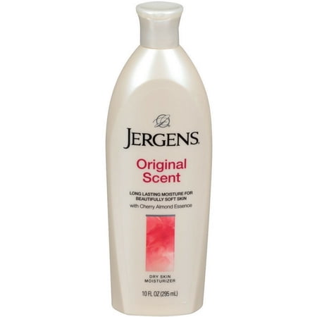4 Pack - Jergens Original Scent Dry Skin Moisturizer with Cherry Almond Essence 10 oz
