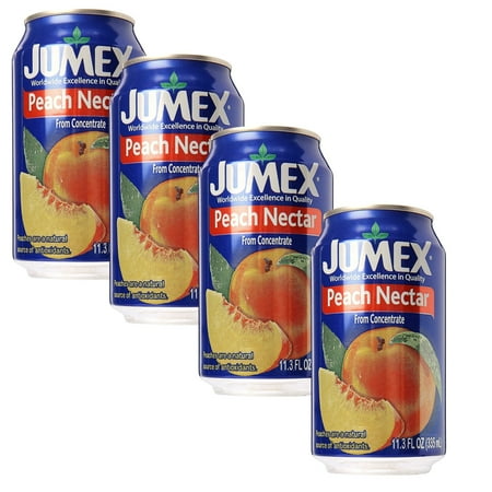 ( 4 Pack ) Jumex Peach Nectar From Concentrate 11.3 Fl. Oz. Can