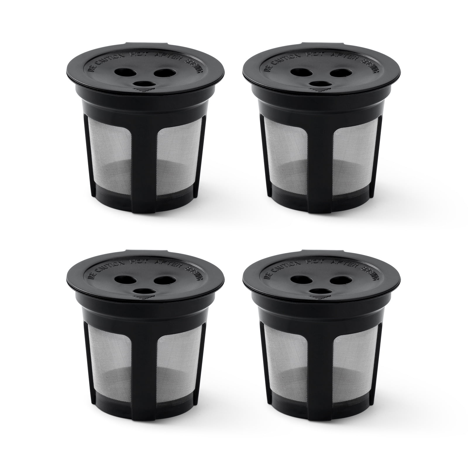 4 Pack K Cup Reusable Pods for Ninja Dual Brew Coffee Maker, Reusable K