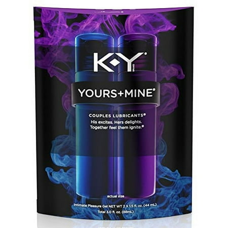 4 Pack - K-Y Yours and Mine Couples Lubricant, 3oz per Package