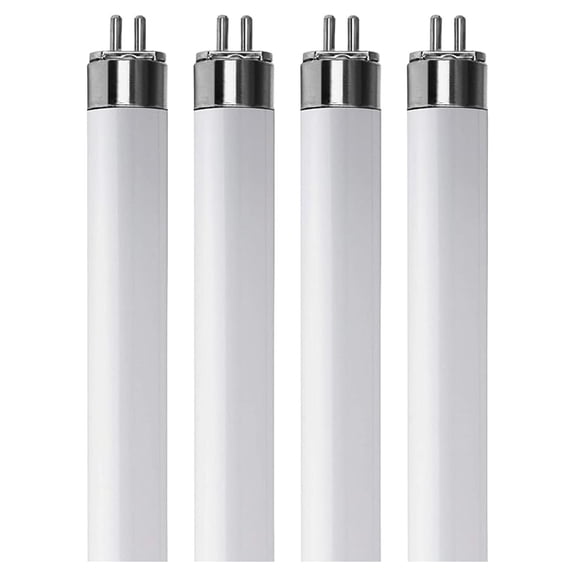 (4 Pack) K22133 - L13T5/41K - LED Tube - 21 Inches Long - 8 Watt (13W Equivalent) - T5 - Mini 2-Pin (G5) - Non-Dimmable - 4100 Kelvin (Cool White)