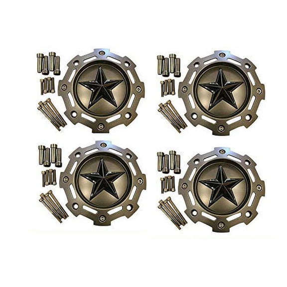 4 Pack - KMC XD Series 811 Wheel Center Cap # SC-198 SC-190