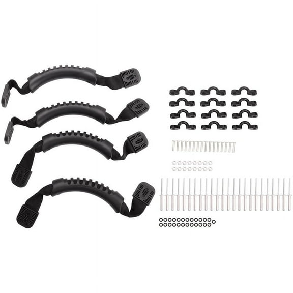 4 Pack Kayak Handles,Kayak Carry Handle Side Mount Kayak Handles Replacement Hardware with Rivets,Screws for Kayak