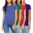 thumbnail image 1 of 4 Pack Kennedy Todd Women's Crew Neck T-shirt, 1 of 1
