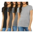 thumbnail image 1 of 4 Pack Kennedy Todd Women's Crew Neck T-shirt, 1 of 1