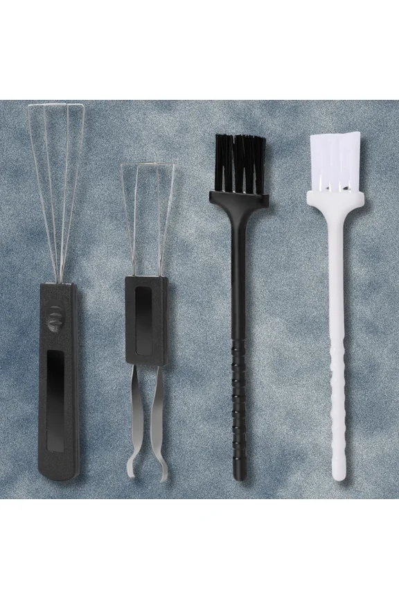 4 Pack Keycap Puller Kit Keyboard Key Remover Switch Puller With Cleaning Brush