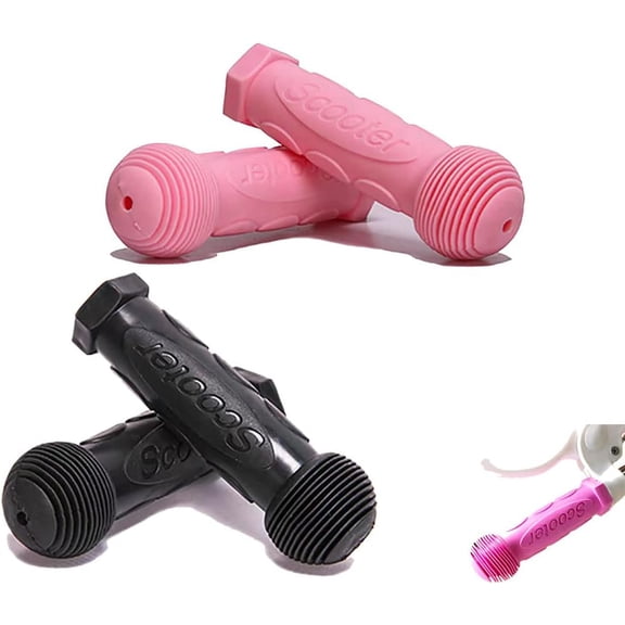 4 Pack Kick Scooter Grips Replacement Non Slip Handlebar Rubber Hand Grip Kids Bike Toddler Compatible with Micro Scooters Handle Kickboard