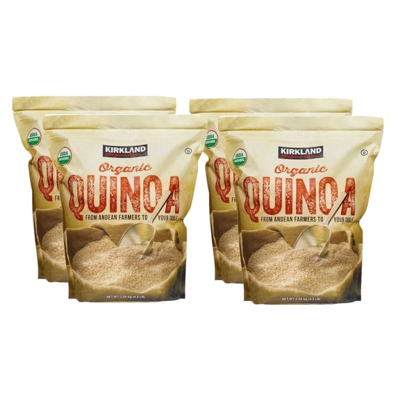 4 Pack | Kirkland Signature Organic Quinoa, 4.5 lbs