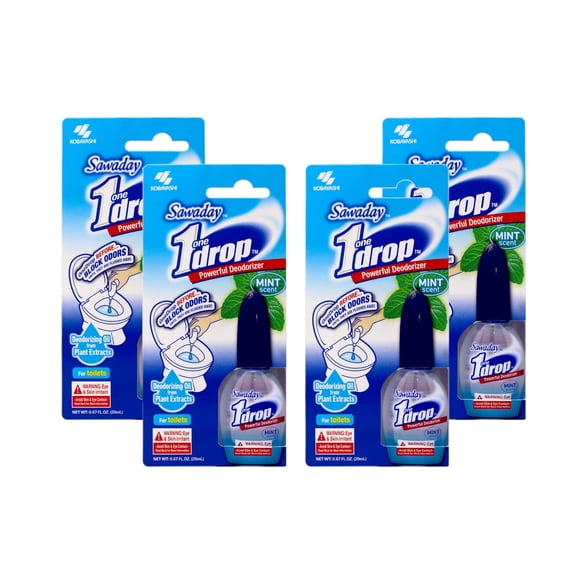 One-Drop Powerful Bathroom Deodorizer (Pack of 4)