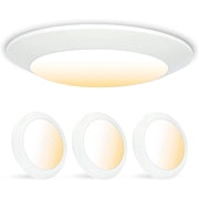 4 Pack LED Flush Mount Ceiling Light Dimmable 11 Inch - 3000K 4000K 5000K 3 Color Temperature Selectable, 20W, Bright 2000LM, 120V, Round Ultra Thin LED Light Ceiling, ETL
