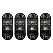 4-Pack LED Side Marker Indicator Light for 12V 24V Trucks Vans Trailers
