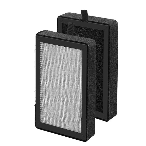 4 Pack LV-H128 Replacement Filter Compatible with LEVOIT LV-H128 / PUURVSAS (HM669A) / ROVACS (RV60) Air Purifiers, 3-in-1 Filter, Activated Carbon Filter and Pre-Filter