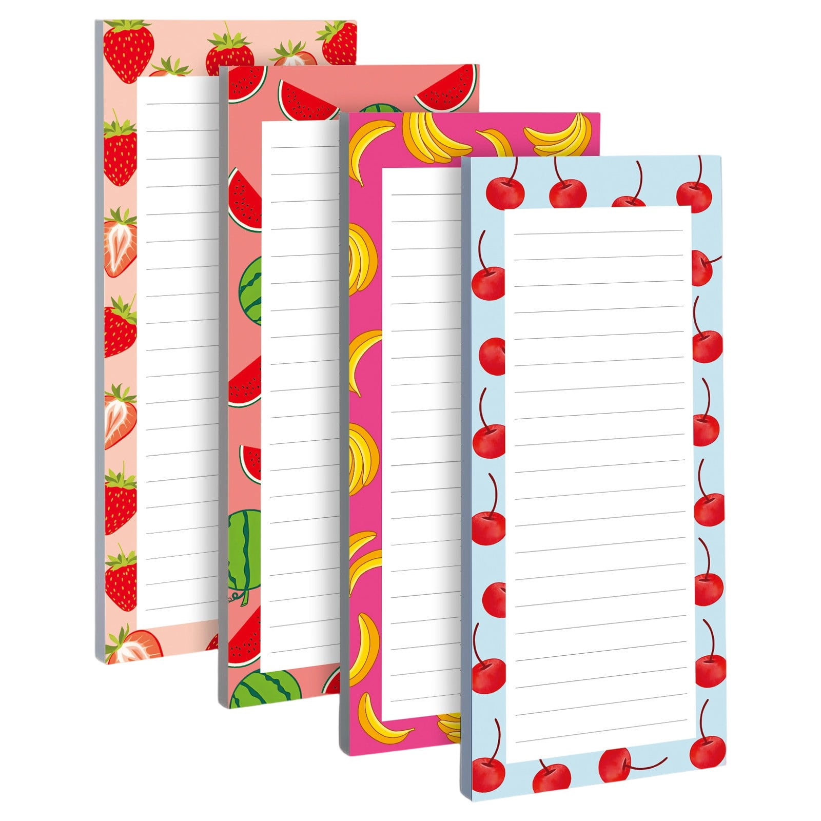 4 Pack Large Magnetic Notepads, Big Notepads for Grocery List, Shopping ...