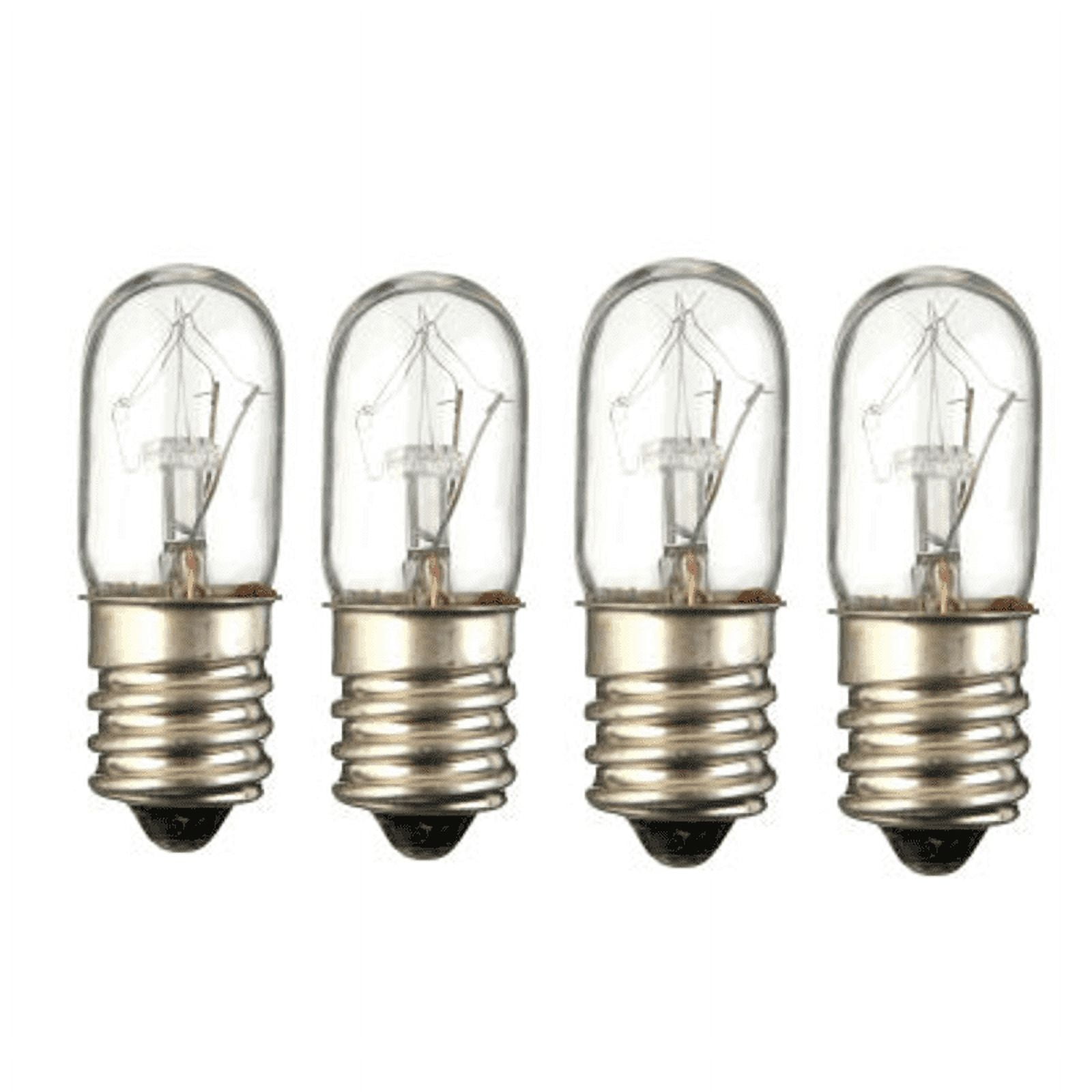 4 Pack Lava Lamp 15 Watt Replacement Bulbs for 10"/8oz Lamp and 11.5"/12oz Lamp