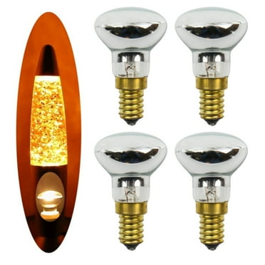 4 Pack Lava Lamp Bulb R39 E17 30W Reflector Bulbs for Bedroom and Office 120v Lava Lamp Light Bulb Replacement