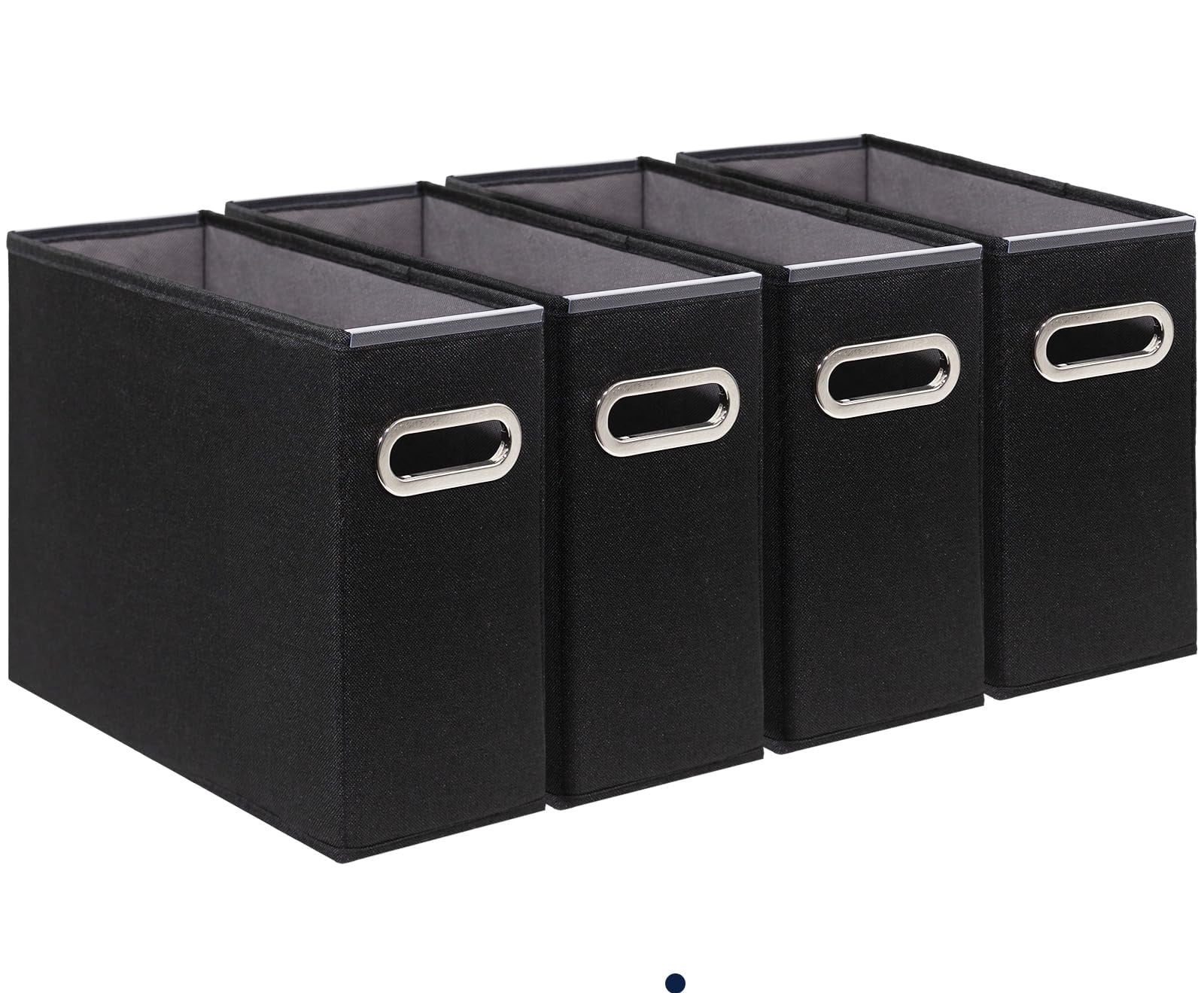 4 Pack Letter Size File Storage Box Collapsible, Hanging File Folders ...