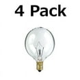 Scentsy 25 Watt Light Bulbs for Large Wax Diffusers/Tart Melters, 4