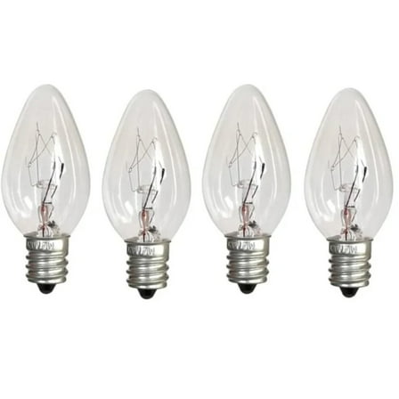 4 Pack Light Bulbs 15W for Plug-In Warmer Wax Diffuser 15 Watt 120 Volt