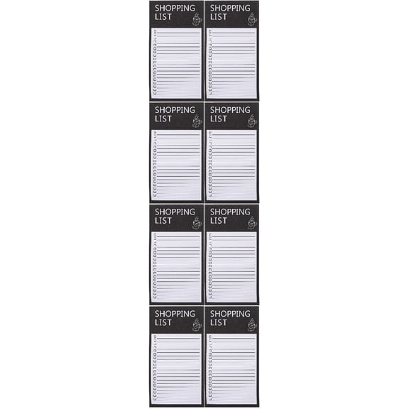 4 Pack List Fridge Notepad Magnetic Shopping Grocery Management