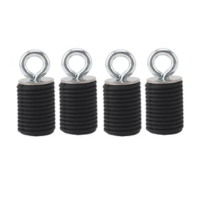 4-Pack Lock Ride Tie Down Anchors Fit 1.45 Inch Hole ATV UTV Heavy Duty Rubber Stainless Steel Expansion Anchor Fastener Set 15 In
