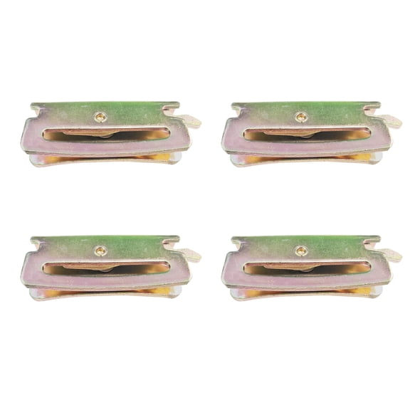 Mega Cargo Control 4 Pack E-Track Spring Fittings for Ratchet Tie-Down Straps & Cargo Securement Systems