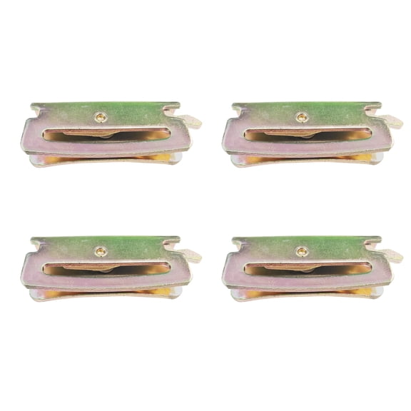 Mega Cargo Control 4 Pack Loose E-Track Spring Fitting for Custom Tie Down Strap Cargo Net Load Bar