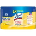 thumbnail image 1 of 4 Pack - Lysol Disinfecting Wipes, Lemon & Lime Blossom, 240ct (3x80ct), 1 of 1