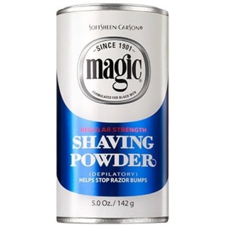 4 Pack - Magic Shaving Powder Blue Regular Strength 5 oz
