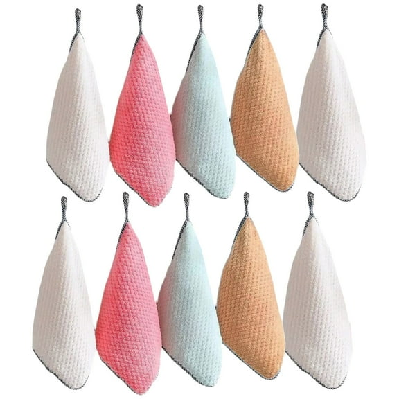 4 - Pack Magic: Super Absorbent & Fast - Drying Microfiber Kitchen Towels for Endless Reusable Cleaning