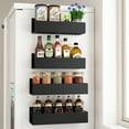 4 Pack Spice Rack for Refrigerator, Strong Fridge