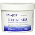 thumbnail image 1 of 4-Pack Major Medi-Pads (Tucks Pads) Witch Hazel Hemorrhoidal Pads (Set of 4 Jars of 100), 1 of 2