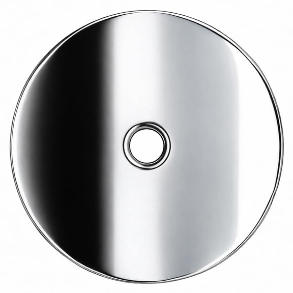 4-Pack Matte Black Thick Backplate for Cabinet Knobs, 2-1/3" Round Rosette Plate for Bifold Closet Doors, Large Escutcheon Back Plates Washers Sheets for Door Pulls & Handles