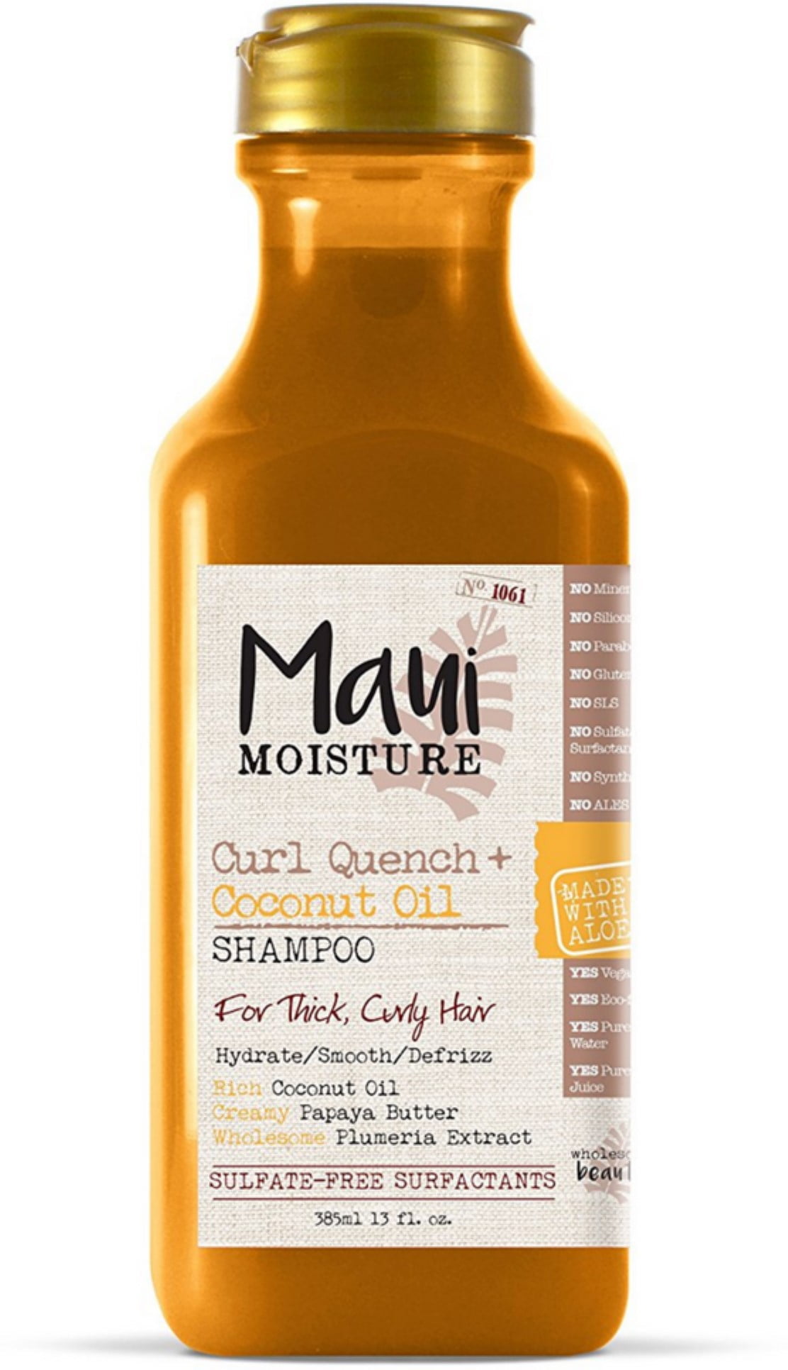 4 Pack - Maui Moisture Curl Quench + Coconut Oil Shampoo 13 oz
