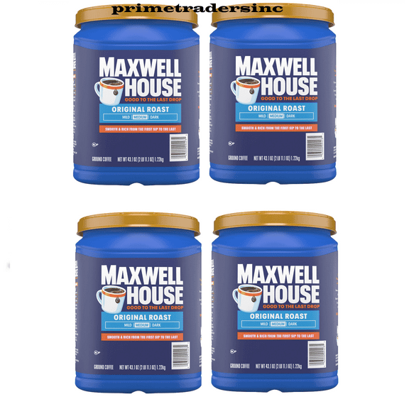 4 Pack - Maxwell House Original Roast Medium Ground Coffee, 43.1