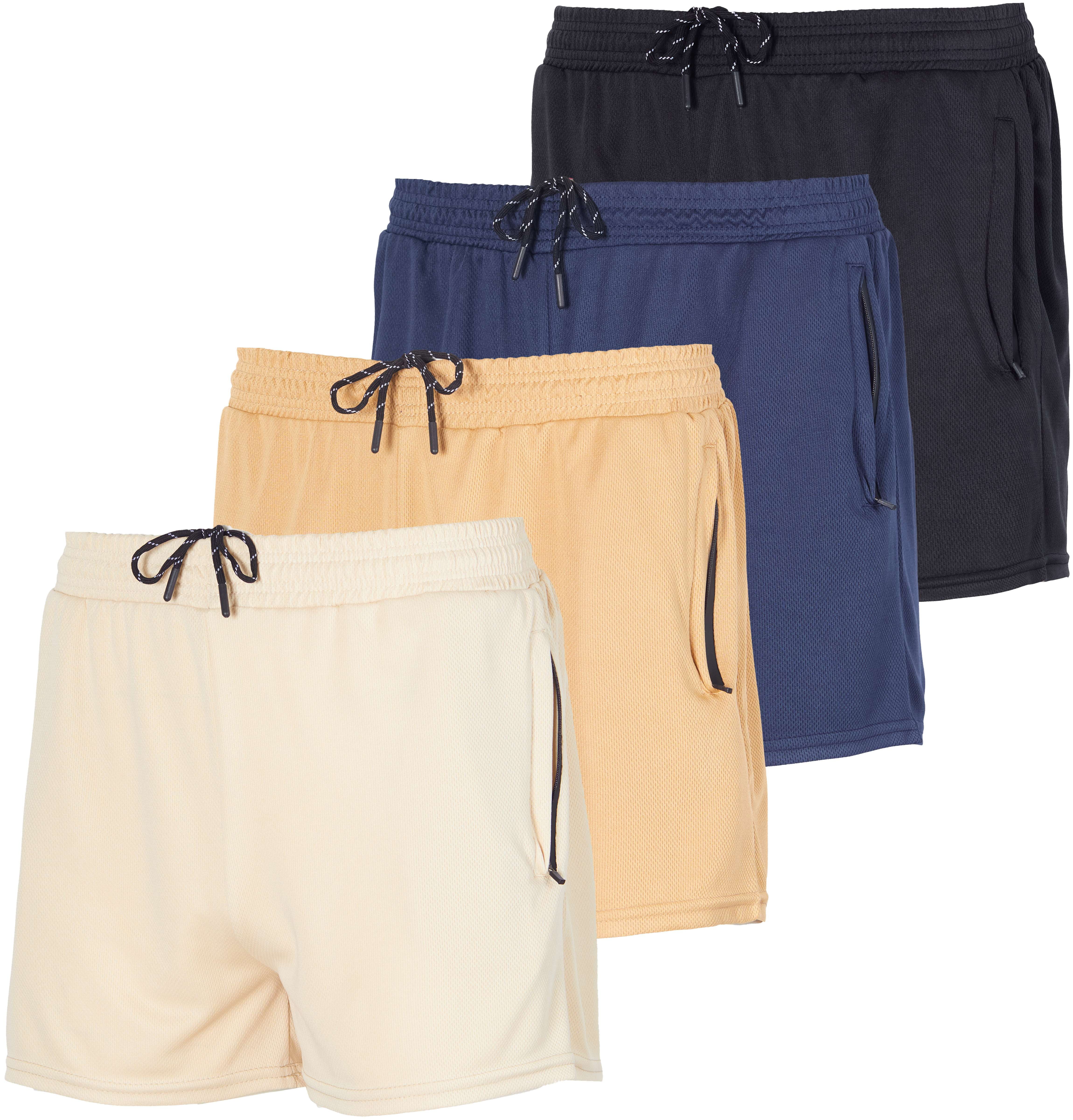 ウォーキング・ランニングウェア answer 4 3pocket shorts M size 3 Set Men's Workout Athletic Shorts Lightweight Moisture