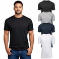 thumbnail image 1 of 4-Pack Men's Casual Crew Neck T-Shirt Tee (S-3XL), 1 of 5
