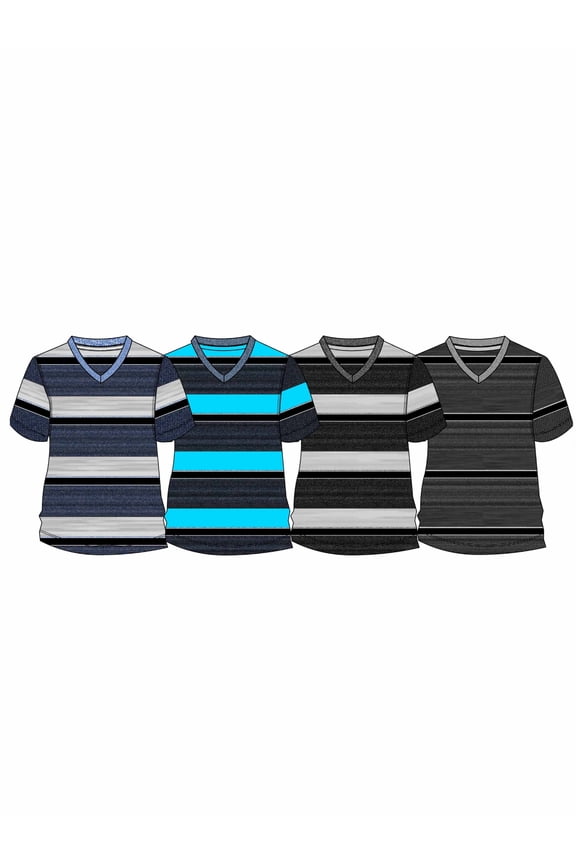 4-Pack Men?s Grindle Short Sleeve V-Neck T-Shirts