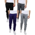 thumbnail image 1 of 4-Pack Mens Slim Fit Fleece Jogger Sweatpants (S-2XL), 1 of 2