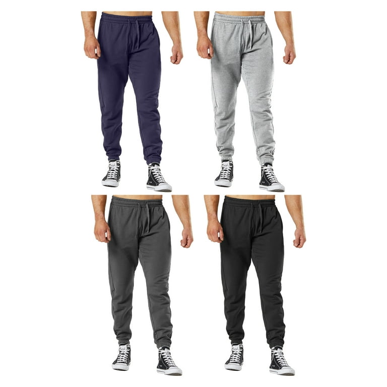 Wholesale THE GYM PEOPLE Men's Fleece Joggers Pants with Deep