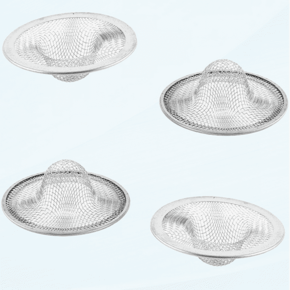 4 Pack Metal Sink Strainer Mesh for Kitchen Stainless Steel Sink Basket 1in Bowl Bathroom Bathtub Drain Hole Hair Catcher Stopper for Garbage Disposal Drain Strainer Hole Filter Trap