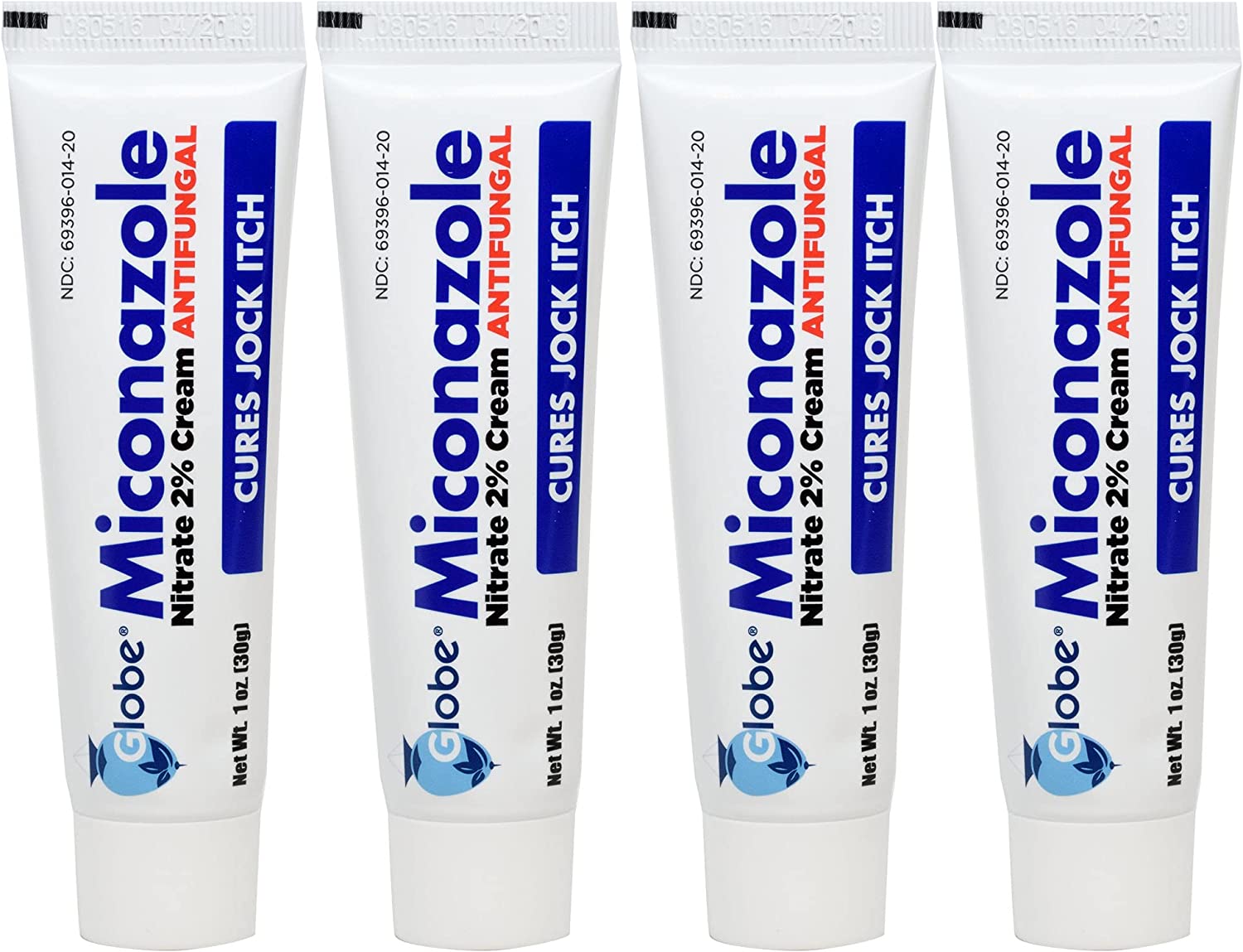 4 Pack Miconazole Nitrate 2 Antifungal Cream Cures Athlete's Foot